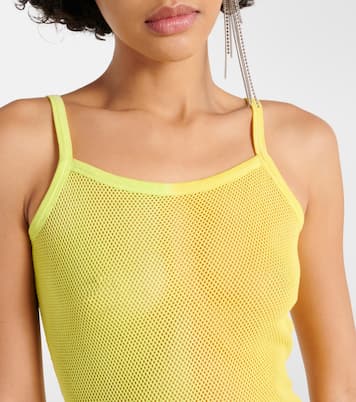 Vestido largo Etika de malla de algodón | Acne Studios