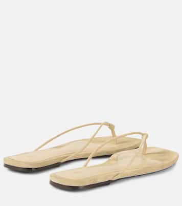 Tongs The Knot en daim | Toteme