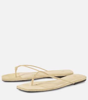 Tongs The Knot en daim | Toteme