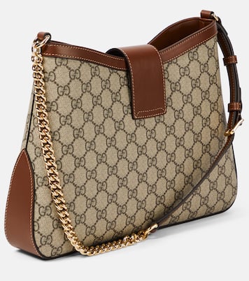 Schultertasche Padlock Medium GG aus Canvas | Gucci