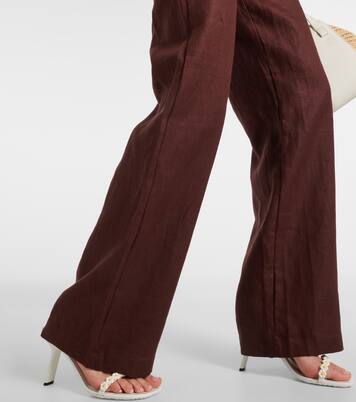 Pantaloni regular Isotta in lino | Faithfull