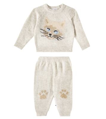 Bébé – Set pull et pantalon Gilby en alpaga | Molo