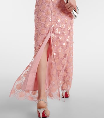 Sequined maxi dress | Rotate