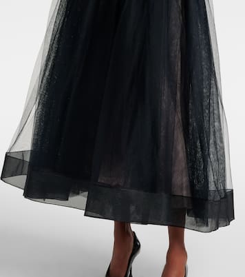 Abito in tulle con cristalli | Erdem