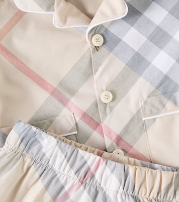 Bébé – Ensemble de pyjama Burberry Check en coton | Burberry Kids