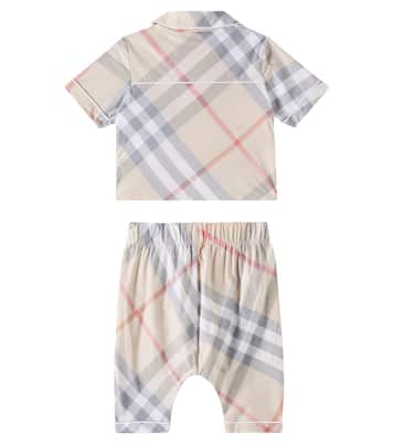 Bébé – Ensemble de pyjama Burberry Check en coton | Burberry Kids