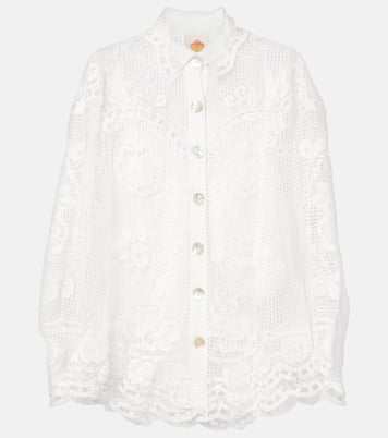 Camicia Swan Lake in pizzo guipure | Farm Rio