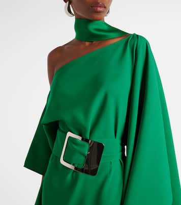 One-Shoulder-Robe Taylor aus Cady | Taller Marmo