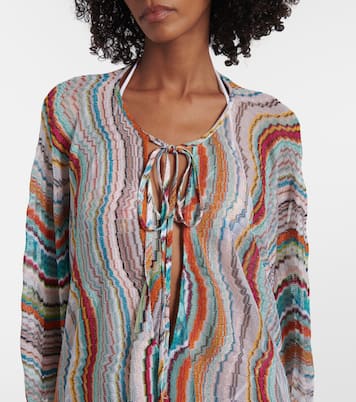 Minikleid aus Häkelstrick | Missoni