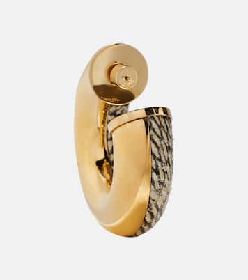 Pendientes de aro The Mojave grabados | Jacquemus