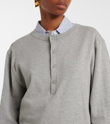 Top Herman en coton et cachemire | Extreme Cashmere