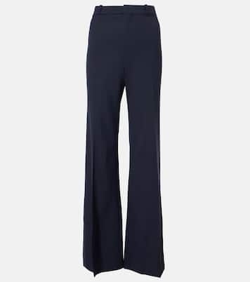 Pantalones anchos de mezcla de lana | Chloé