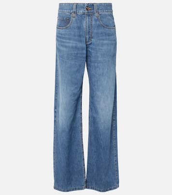 Jeans regular a vita media | Brunello Cucinelli