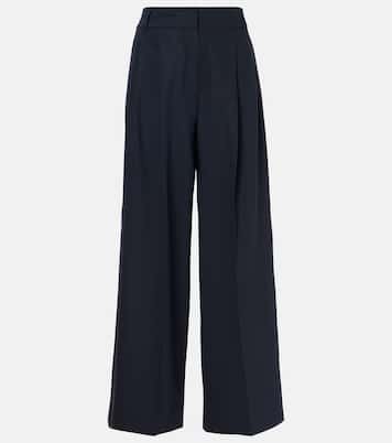Weite High-Rise-Hose Nichols aus Schurwolle | 'S Max Mara