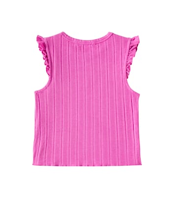 T-shirt Wavy con volant e logo | Bobo Choses