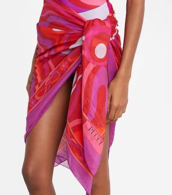 Paréo Marmo en coton | Pucci