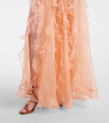 Abito lungo Balance in organza di seta | Zimmermann