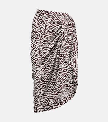 Pareo printed beach cover-up | Melissa Odabash
