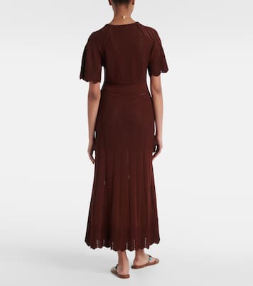 Imaginaire cotton-blend maxi dress | Eres