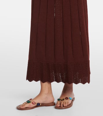 Imaginaire cotton-blend maxi dress | Eres