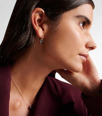 Boucles d'oreilles Nudo Mini en or rose 18 ct et topazes | Pomellato