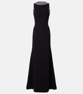 Verzierte Robe aus Cady | David Koma
