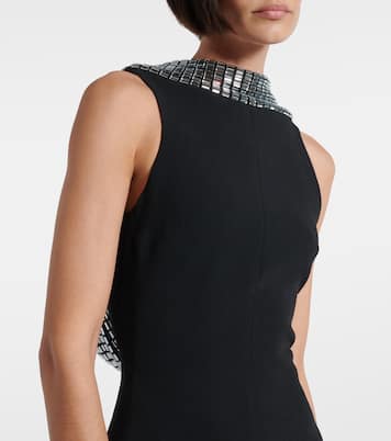 Verzierte Robe aus Cady | David Koma