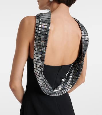 Verzierte Robe aus Cady | David Koma