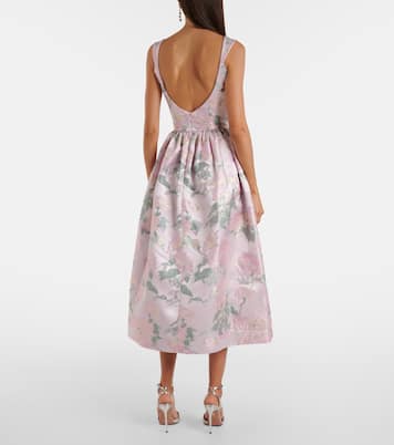 Robe Apple en brocart à fleurs | Markarian