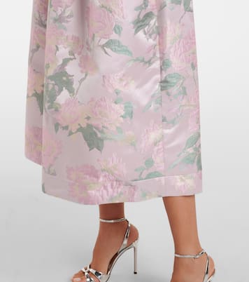 Robe Apple en brocart à fleurs | Markarian