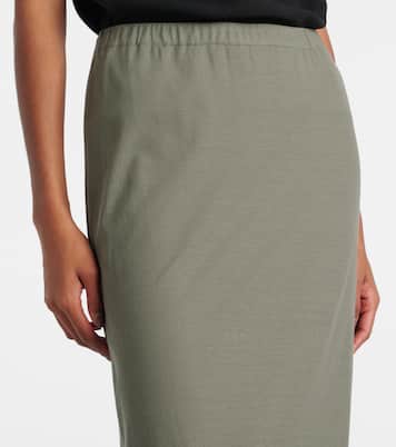 Cotton midi skirt | Vince