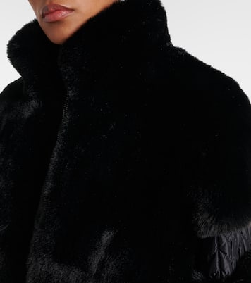 Chaqueta de esquí Furry de pelo sintético | Goldbergh