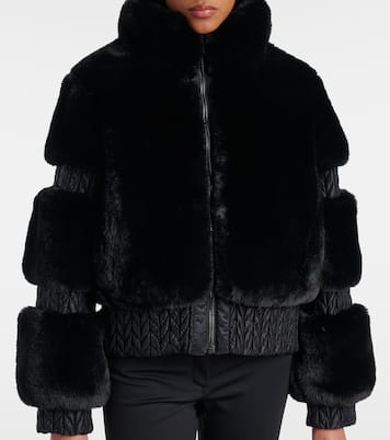 Chaqueta de esquí Furry de pelo sintético | Goldbergh