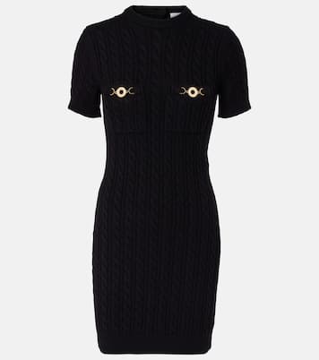Cable-knit wool and cashmere minidress | Patou