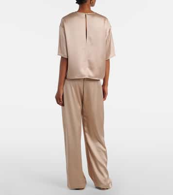 T-Shirt Barb aus Satin | Leset