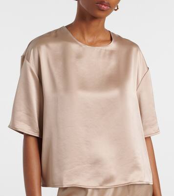 T-Shirt Barb aus Satin | Leset