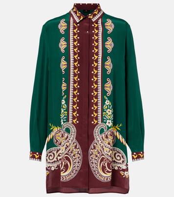 Printed oversized silk shirt | Etro