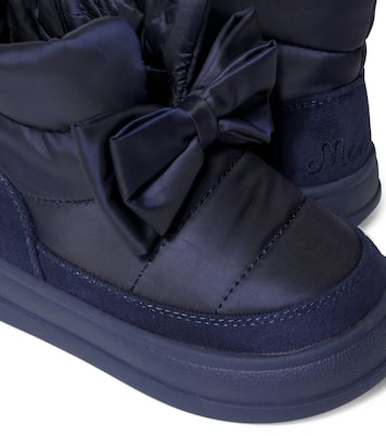 Bow-details ankle boots | Monnalisa