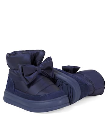 Bow-details ankle boots | Monnalisa