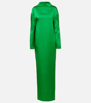 Robe longue en crêpe de satin | Tom Ford