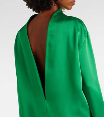 Robe longue en crêpe de satin | Tom Ford