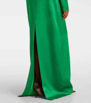 Robe longue en crêpe de satin | Tom Ford