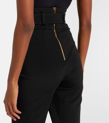 High-rise slim pants | Balmain