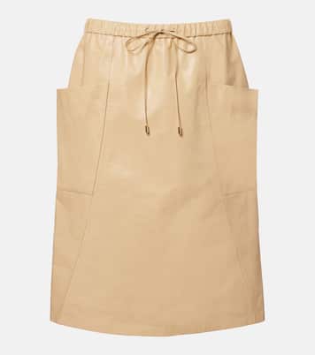 Bleistiftrock aus Leder  | Alaïa