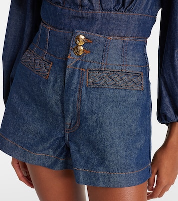 High-Rise Jeansshorts Awaken | Zimmermann