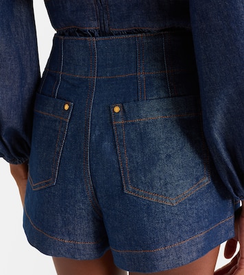 High-Rise Jeansshorts Awaken | Zimmermann