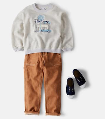 Tonino cotton-blend jersey sweatshirt | Bonpoint