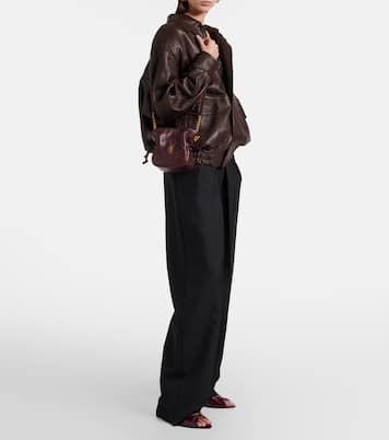 Babylone Cassandre 60 leather mules | Saint Laurent