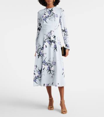 Floral midi dress | Erdem