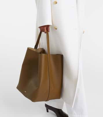 Large leather tote bag | Toteme